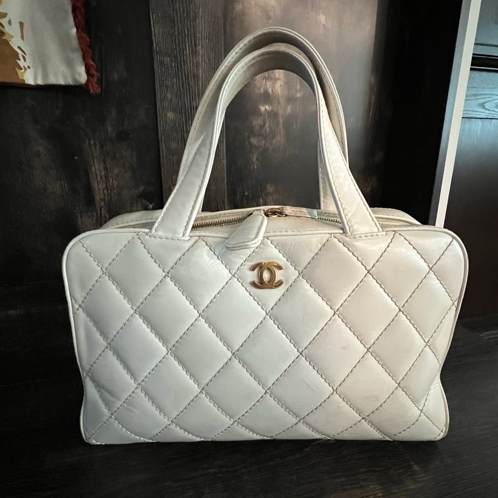 Chanel Bowler Bag w/Gold Hardware - Picture 16 of 17